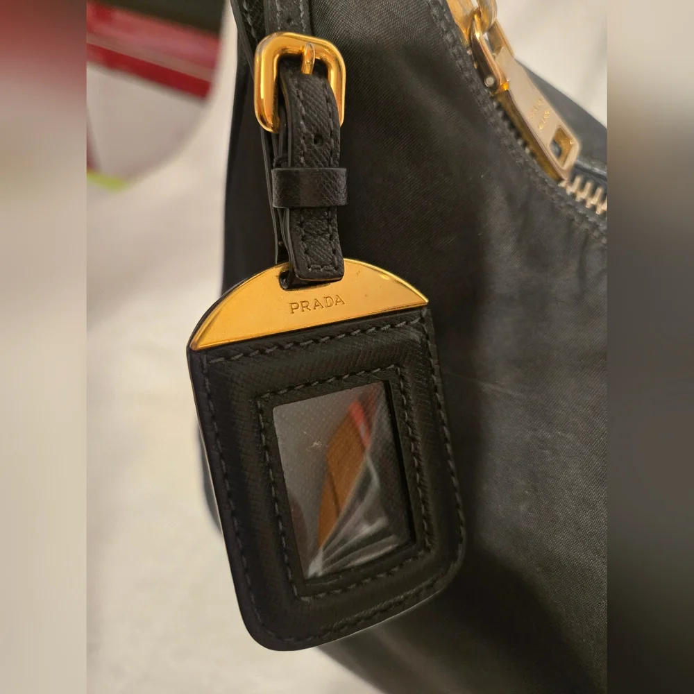 Prada Tessuto Nylon Black Shoulder Bag - Picture 3 of 11